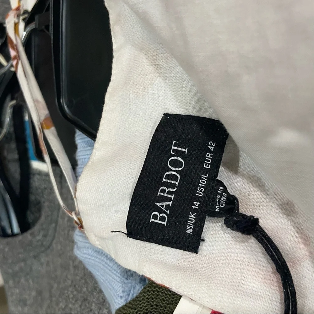 NWT Bardot Floral A Line Tiered Maxi Dress reg $159 size 10 - Picture 9 of 12